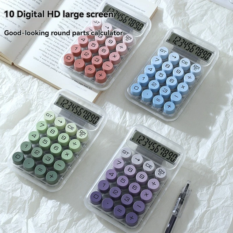 Transparent Large Screen Large Buttons High Appearance Level Calculator Portable Specially Designed For Students