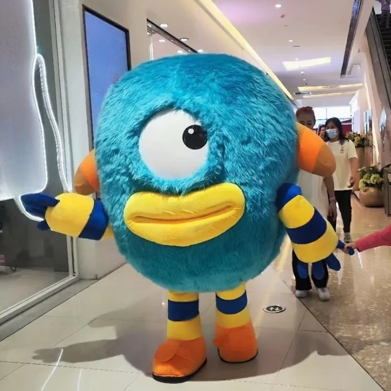 

260cm Cosplay Inflatable Monsters University Mike Wazowski Mascot Costume Fancy Dress Party Advertising Ceremony Perform Show