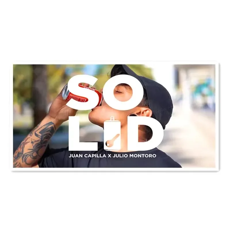 

SOLID by Juan Capilla Close Up Performer Street Magic Tricks Illusions Beginner Magic Props Fun Key Penetrate Magia