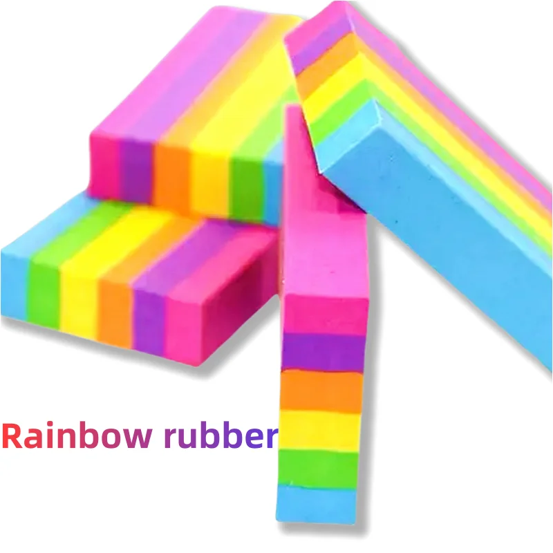 

Радужный ластик, студенческий учебный экзамен, художественные принадлежности, набор канцелярских принадлежностей, ластик