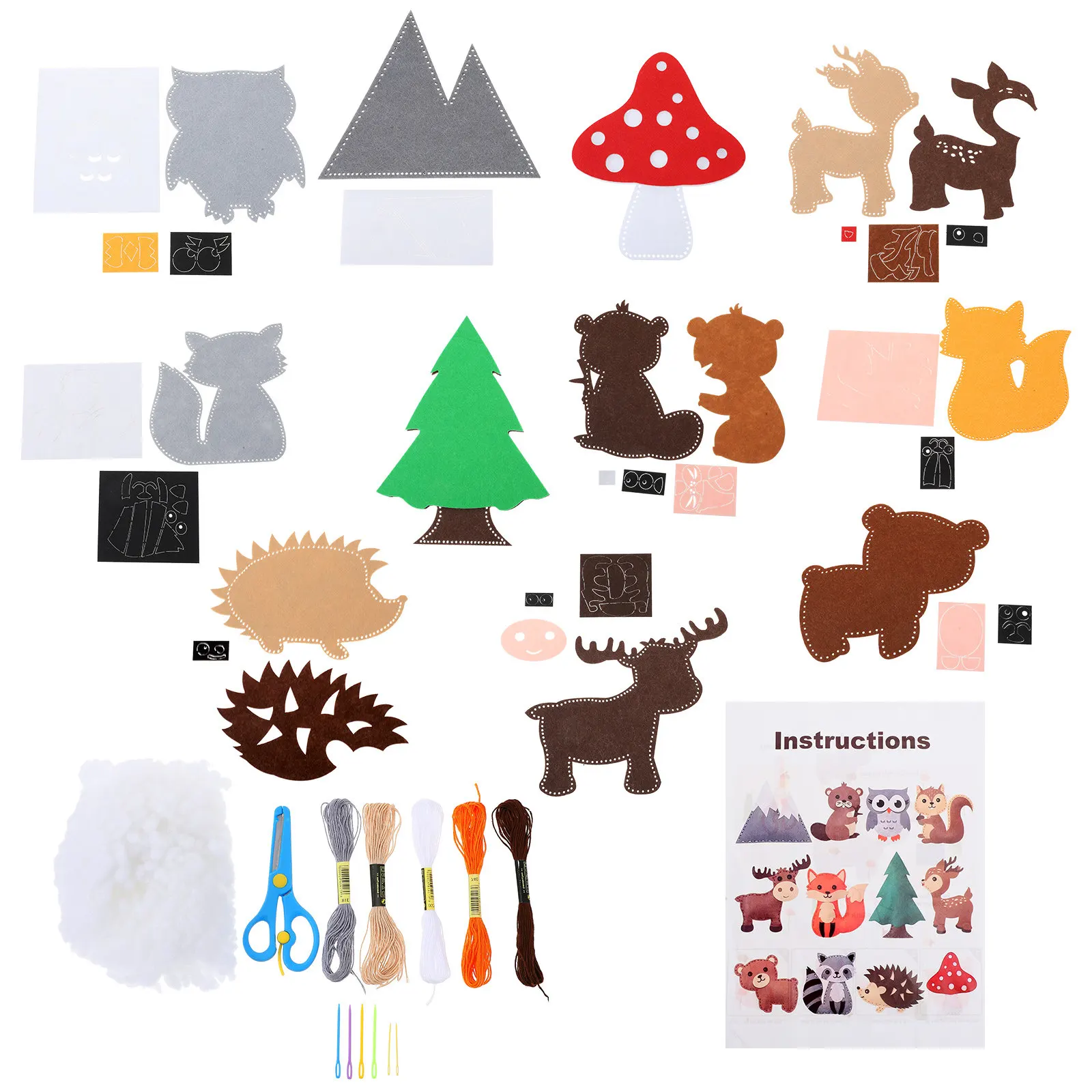 set-fai-da-te-per-cucito-in-feltro-kit-educativo-per-bambini-strumenti-artigianali-facili-da-usare-kit-portatile-e-durevole-per-cucito-in-feltro