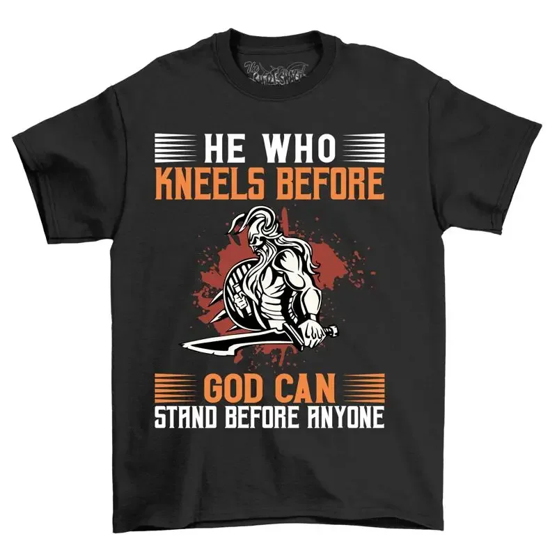 Il qui se prosterne devant Dieu, t-shirt drôle, humoristique, humilité divine