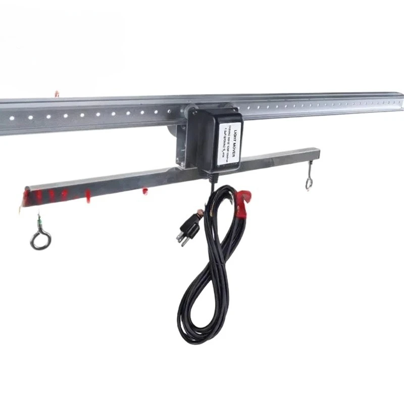 7ft Adjustable Grow Light Mover Rail Hydroponic System Kit For planting