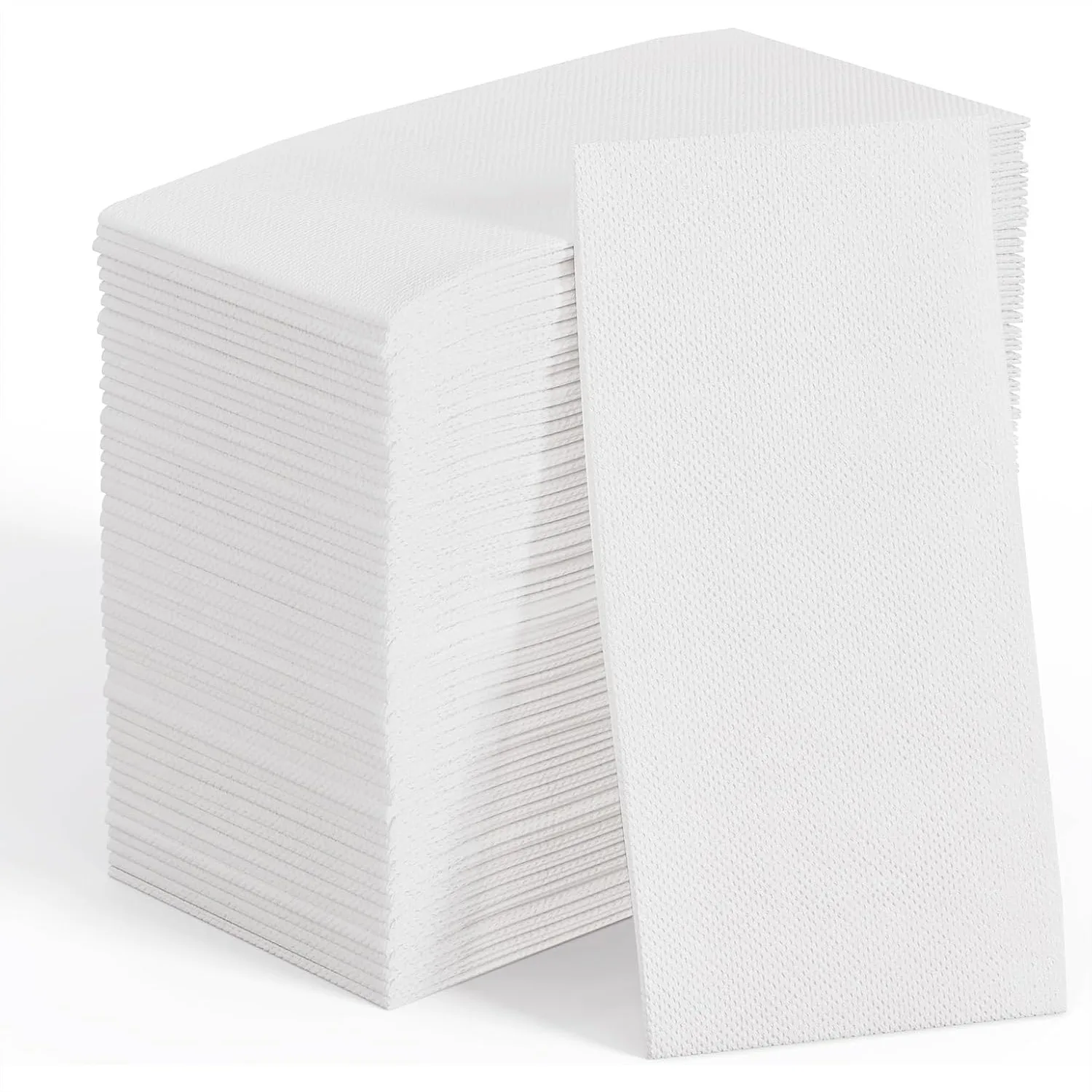 200 Pack Disposable Paper Napkins, Soft 2-Ply White Hand Towels for Guests, Bulk for Parties