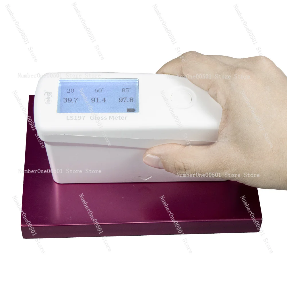 LS197 Digital Gloss Meter 20 60 85 Degree Three Angles Glossmeter Metal Plastic Marble Glossmeter Gloss Meter for Paint