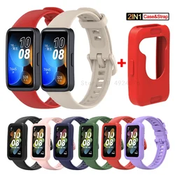 Silicone Strap For Huawei Band 8 Strap Accessories SmartWatch Replacement watchband Wristband for Huawei Band 8 correa bracelet