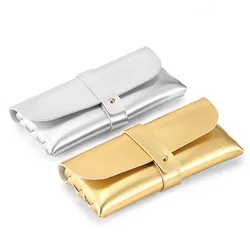 New Soft Pu Leather Glasses Bag Fashion Glasses Protective Case Women Men Simple Casual Sunglasses Boxes Eyewear Accessories