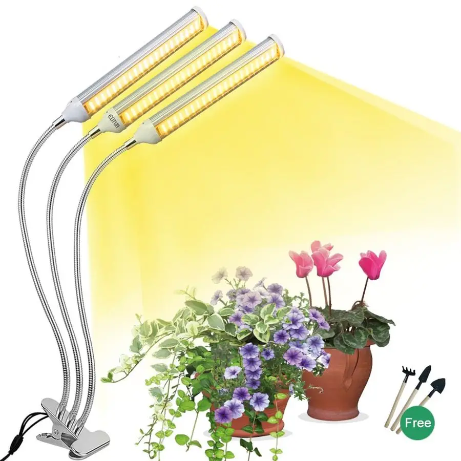 

LED Grow Light for Indoor Plants, Full Spectrum PlantGrowing Lamp with 315 LED Lamp Beads,5 Dimmable Levels amp 3 Modes Timing F