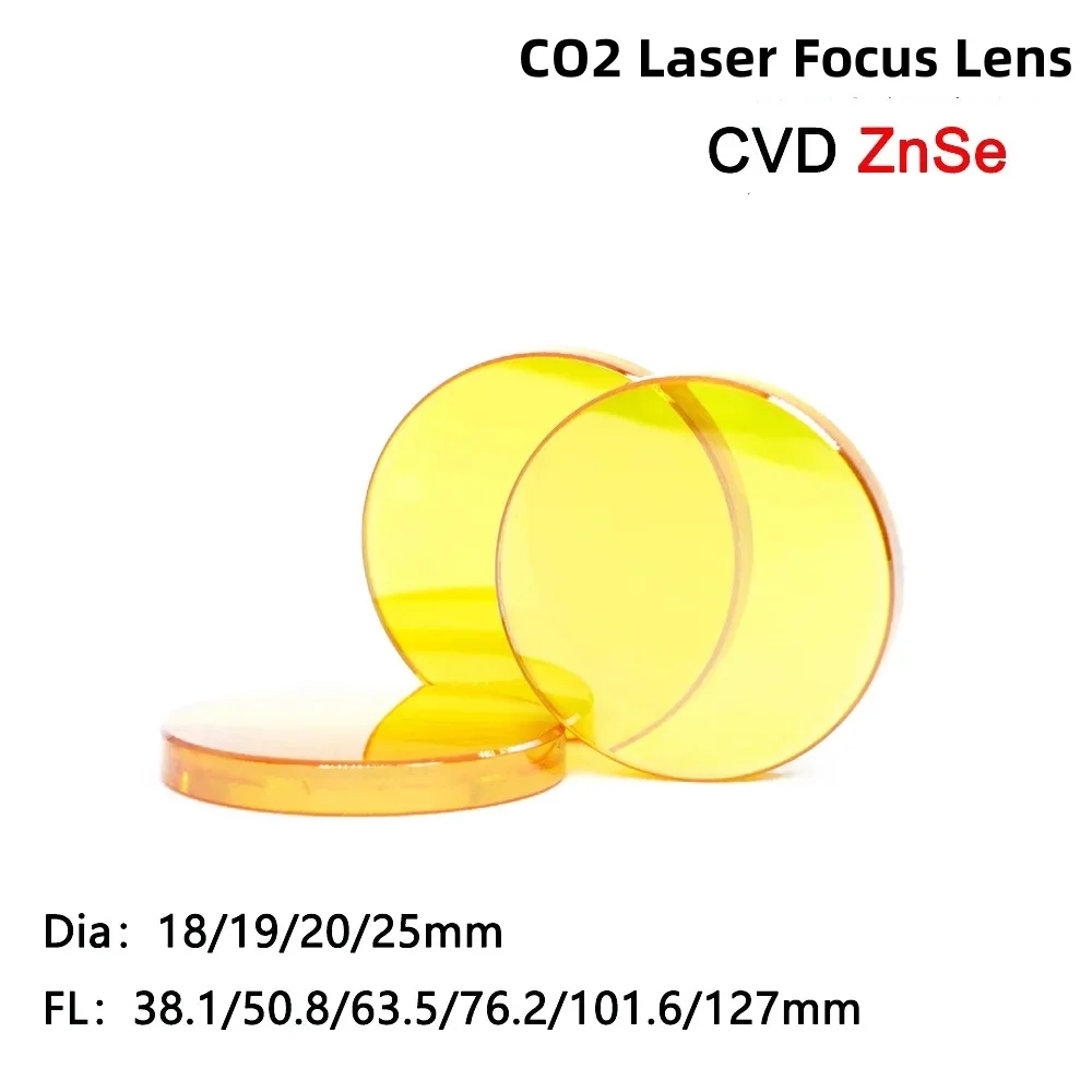 

Bluetimes CVD ZnSe Focus Lens CO2 Laser Lens Dia.12/15/18/20/25/28mm For Co2 Laser Engraving Cutting Machine 1PCS CO2 lenses
