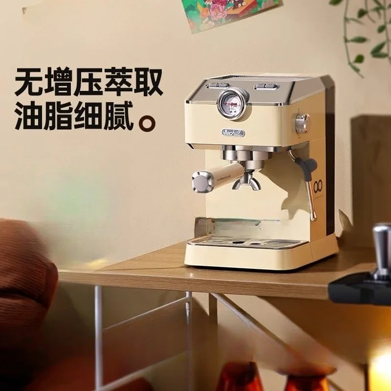 

Кофемашина eechill Alpha, 220 В, полуавтоматическая кофеварка для эспрессо, компактная для домашнего использования AB