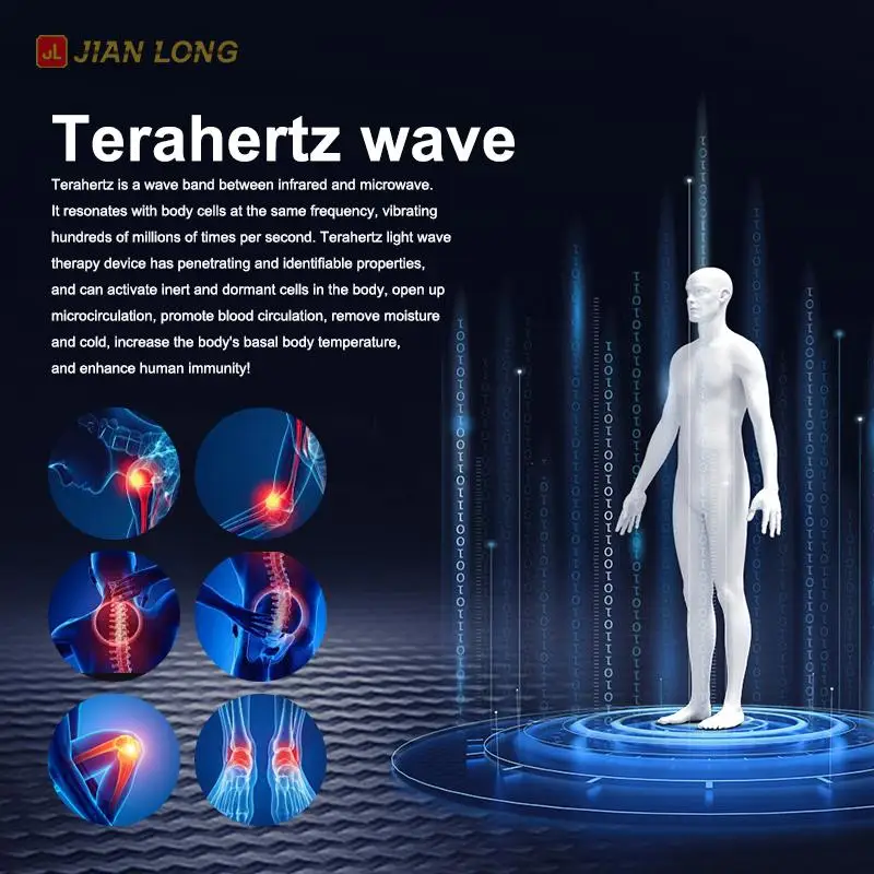 2025 THZ 주파수 치료 테라 헤르츠 치료 장치 Gua Sha Magnetoterapia 기계 생체 공명 치료 통증 완화