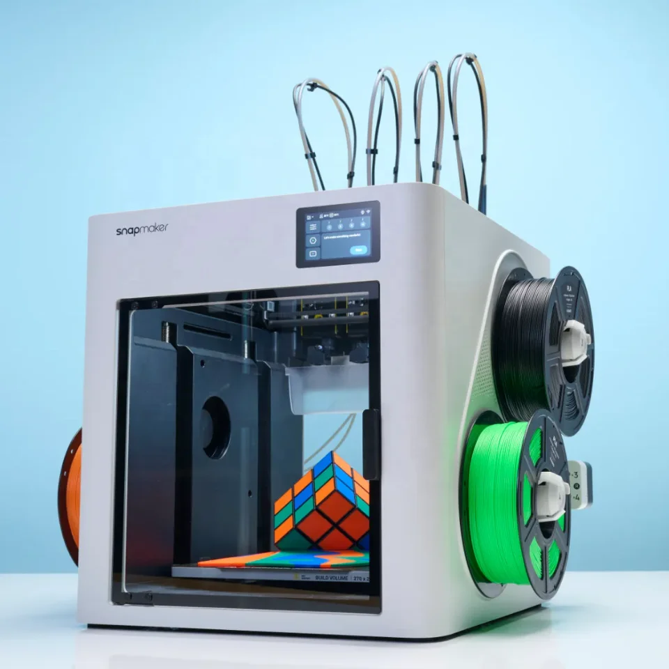 Snapmaker U1 Automatischer 3D-Drucker mit Vier Düsen FDM für Industrie, Bau, Labor und Heimgebrauch Mehrfarbiger FDM 3D-Drucker