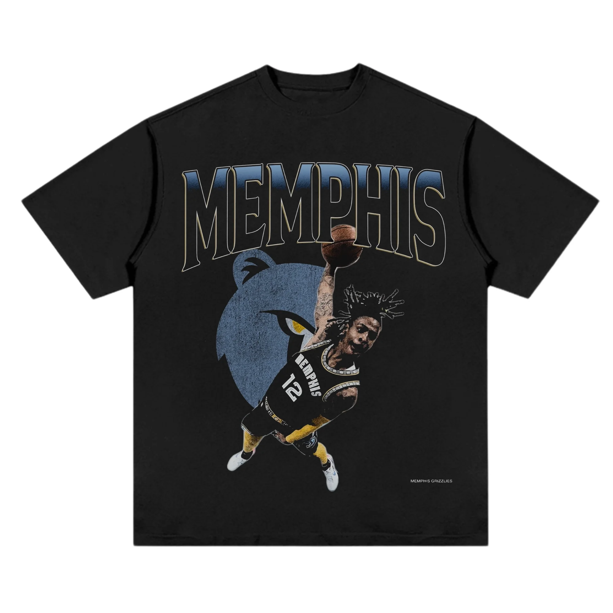 

Ja Morant Graphic T-Shirt Oversized Cotton Tee High-Flying Playmaker Men Women Bold Y2K Streetwear Fan Merchandise