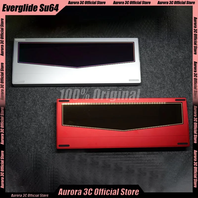 

Everglide Su64 Magnetic Switch Keyboard Aluminum Metal Full key ADC Wired USB Dual lamp position Mechanica Keyboards PC Keyboard