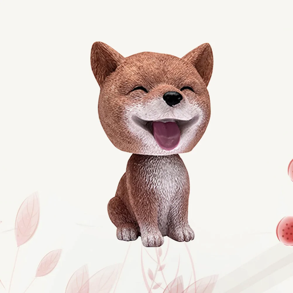 

Car Decoration Ornament Cute Dog For Vehicle Mounted Home Office Cabinet Decor Animal Statue Accessories