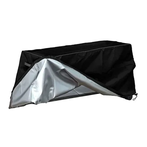 Imagen 1 del producto Cubierta para tabla de abdominales, cubierta para banco de Fitness, almacenamiento fuera de temporada, tela Oxford 420D, dobladillo con cordón ajustable, fácil de limpiar