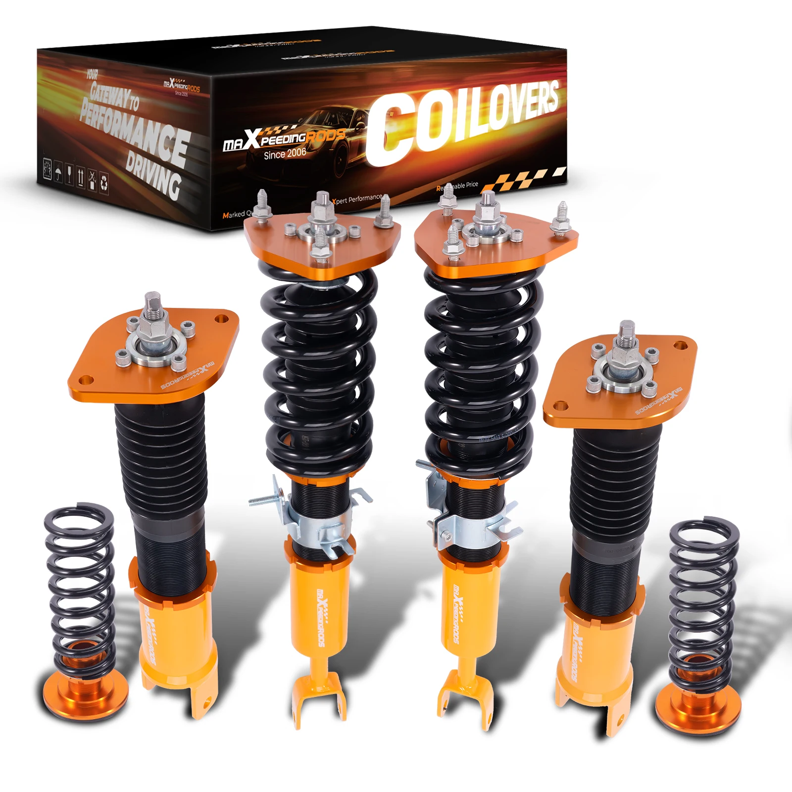 Adjustable height Suspension Coilovers For Nissan Fairlady 350Z Z33 2003–2008