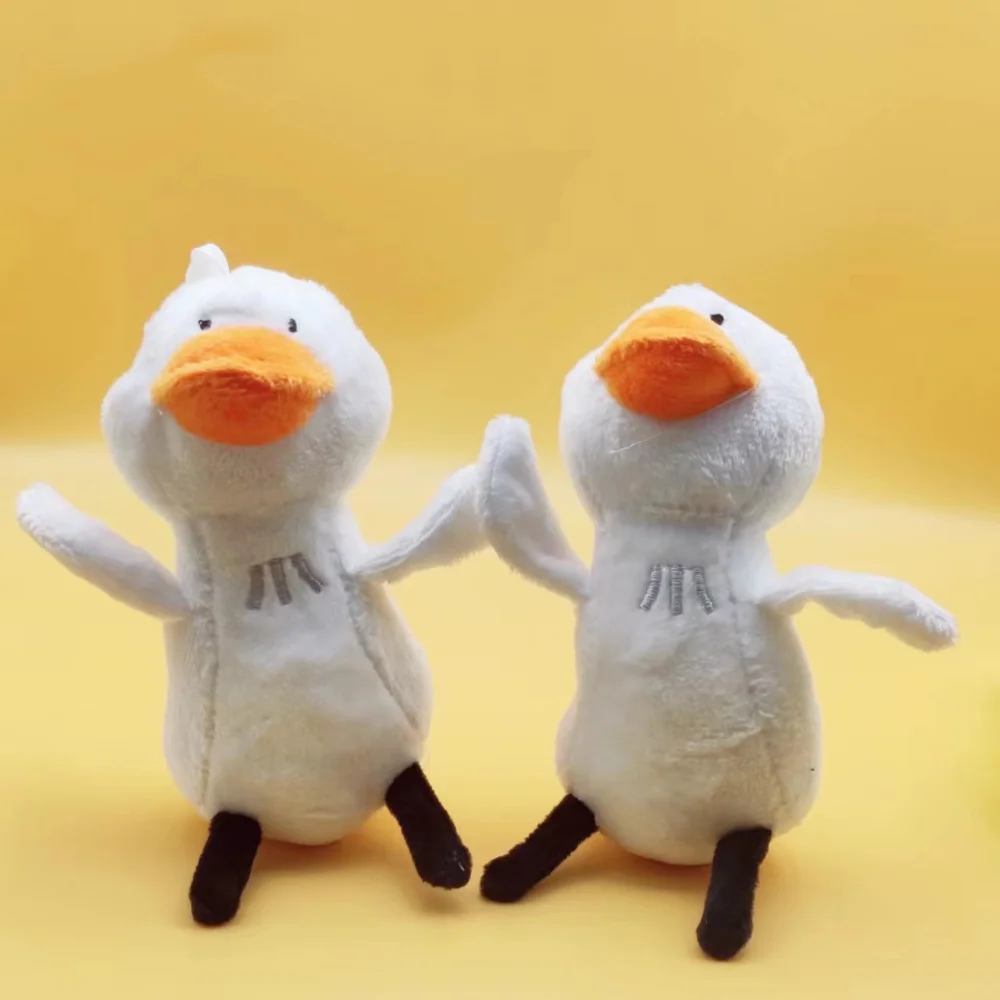 

Lovely Cartoon Duck Doll Keychain Duck Cute Animal Plush Duck Goose Fluffy Toys Keyring Girl