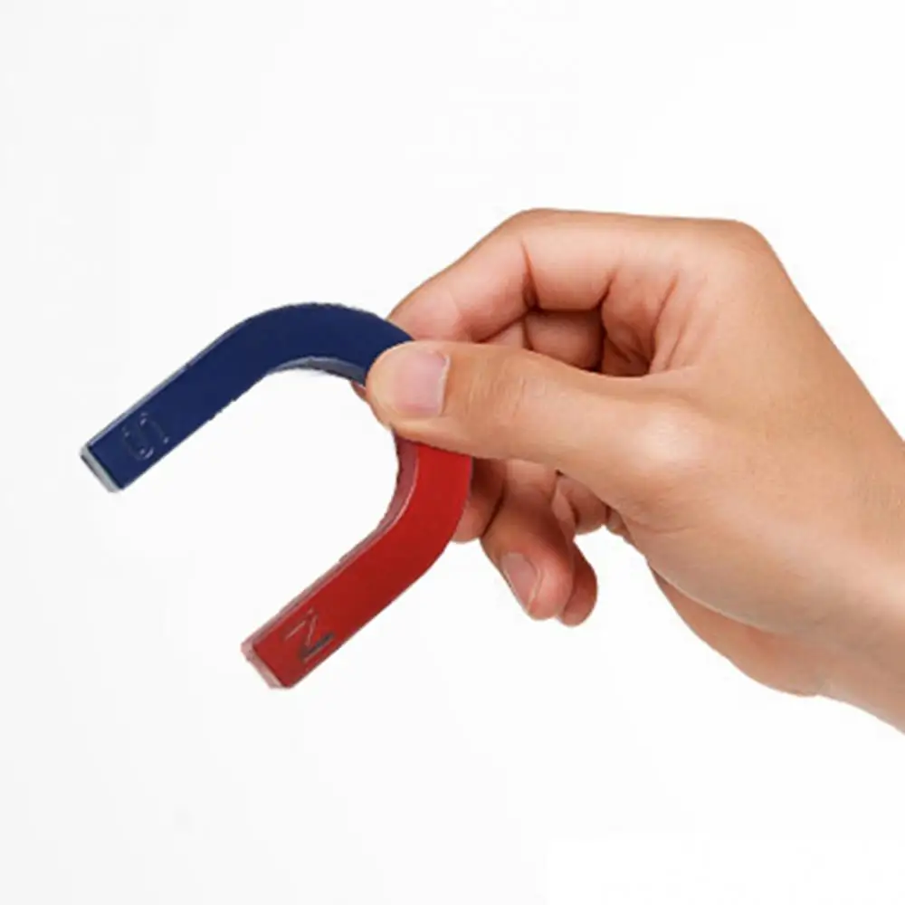 Magnet Tool 100/80/60/40mm Horseshoe U-shaped Children Physics Experiment Toy