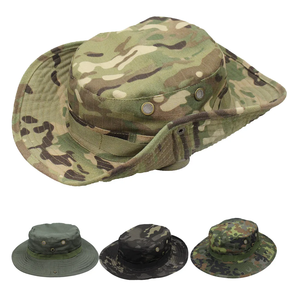 Sombrero de camuflaje plano Vintage, sombrero de verano para hombre, sombrero de camuflaje deportivo para hombre, sombrero para el sol, gorra de béisbol, sombrero para el sol, gorra táctica gruesa para senderismo