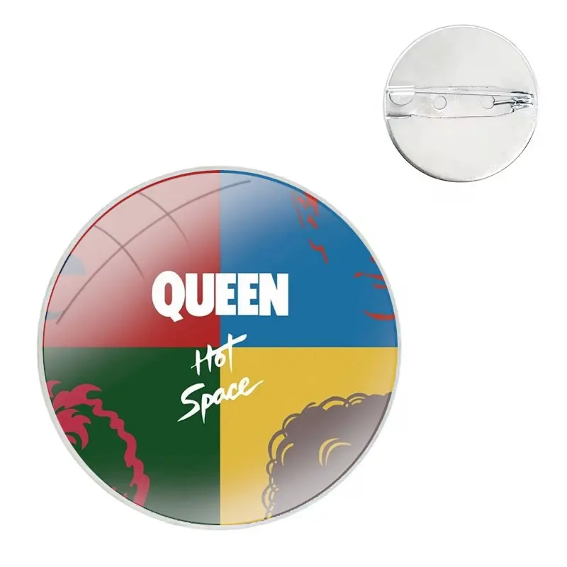 Queen Freddie Mercury King Pins Badge Metal Brooches For Clothes Backpack Decoration gift