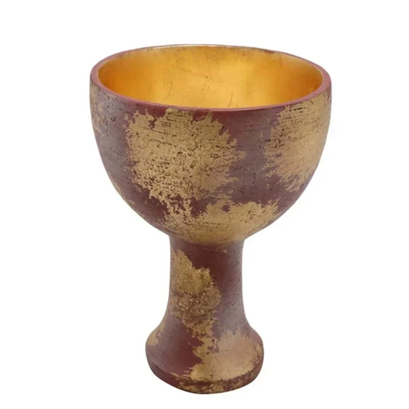 

Antique Indiana Jones Holy Grail Cup Decor Resin Crafts for Halloween Role-Playing Props Decorations for Indiana Jones Fans