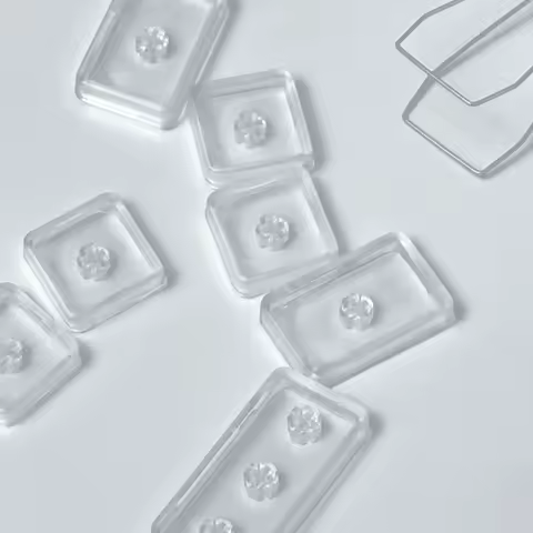 LCK Transparent Keycaps PC Low Profile Key Caps Custom 1/2.25/6.25U Thin No Engraved Keycap for Split Mechanical Keyboard Gifts
