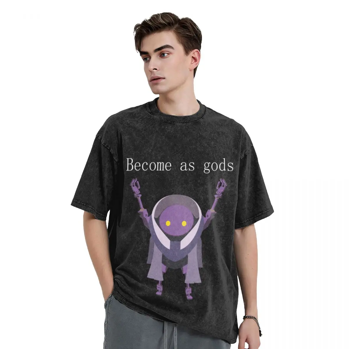 

Become as Gods - Nier Automata T-Shirt anime figures graphics sublime men tshirt