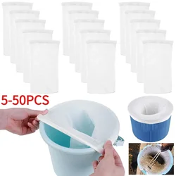 5-50Pcs Filter Storage Pool Skimmer Socks Nylon Swimming Pool Filter Socks For Basket Skimmer Outdoor Pool Cleaning Filters Net