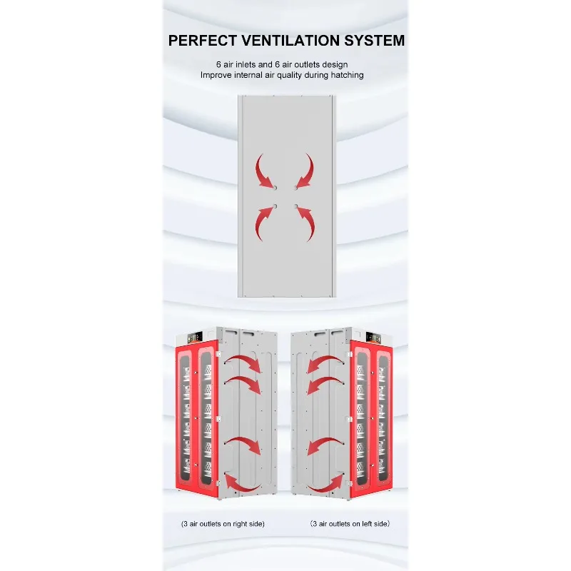 2000-Eier Vollautomatischer Rollentyp Intelligente Eierinkubator-Controller-Maschine Brüterei