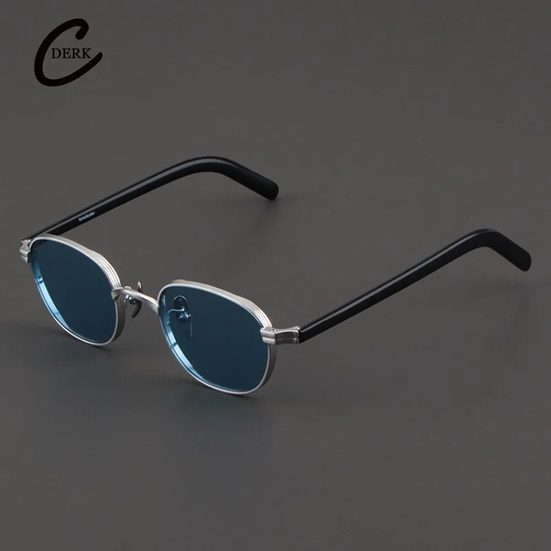 High Quality New Pure Titanium Fashion  Men Sunglasses Driving Protection Outdoor UV40 Designer Brand Women's Sunglasses