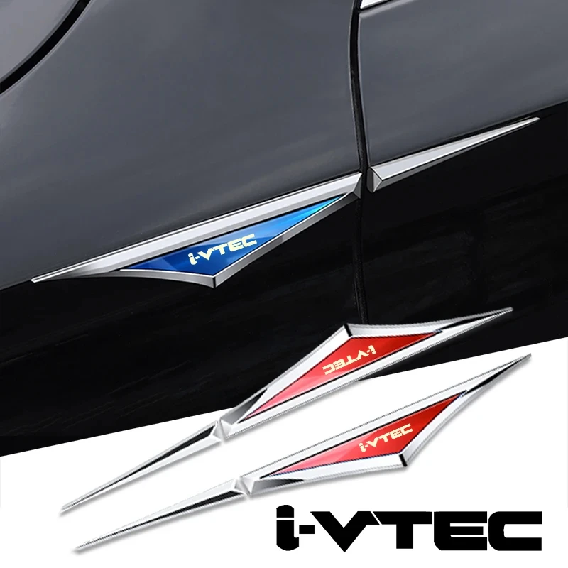 

2pcs alloy car stickers car accsesories accessory for Honda acura ivtec i-vtec dohc civic accord