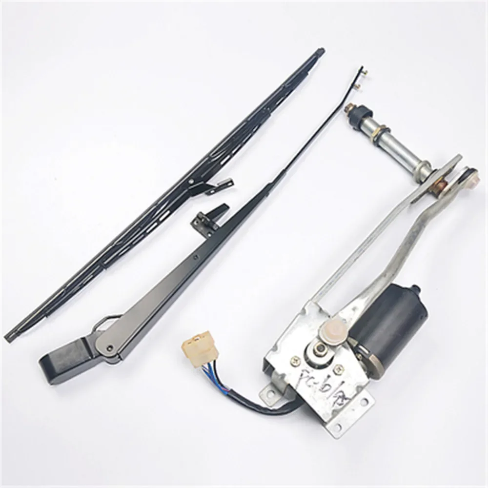 For Komatsu pc200-6 wiper blade pc120-6 small nose wiper arm blade set PC220 wiper motor motor assembly