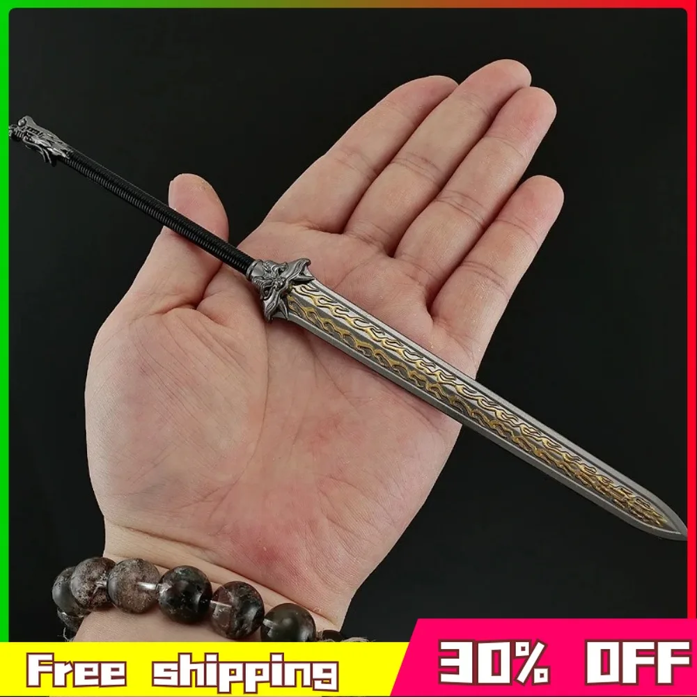 In Stock Film and Television Figure Jiutian Sword Peripherals Metal Model Desktop Decoration Birthday Gift Toy Can Be Wholesaled