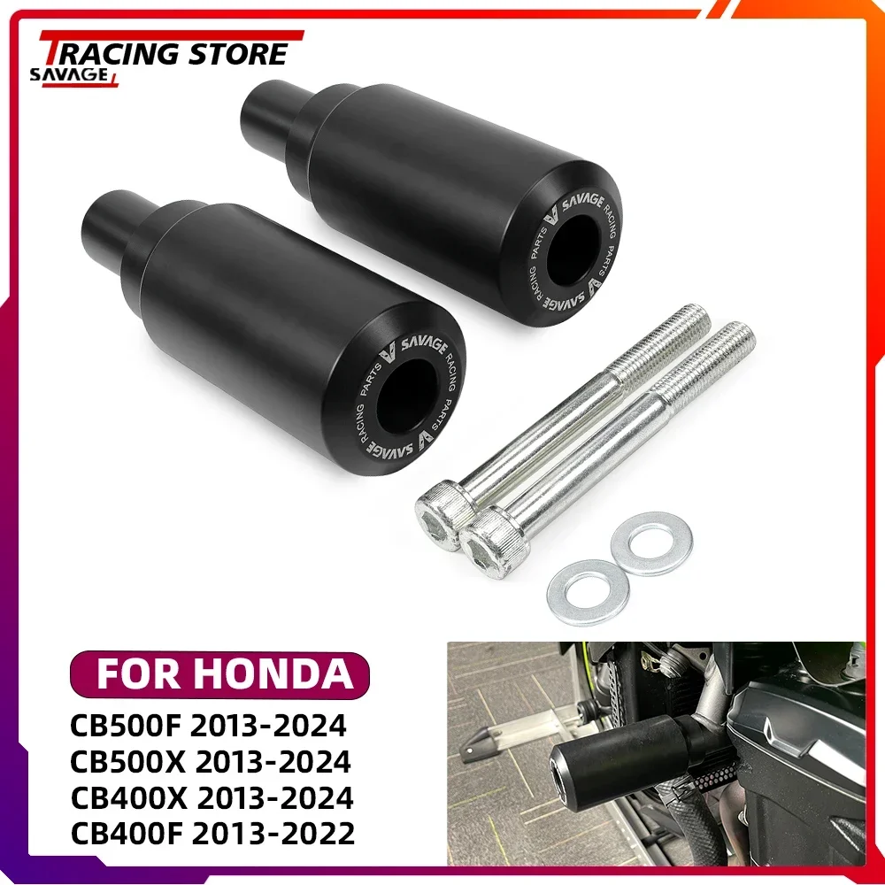 

2024 CB500 CB400 Motorcycle Frame Sliders Crash Protector For Honda CB 500F CB 500X CB 400X CB 400F Guard protection Accessories