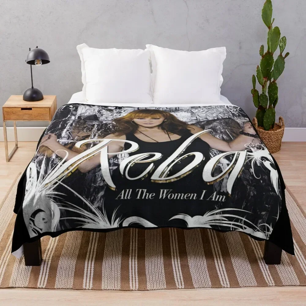

All the women i am Throw Blanket Luxury Vintage anime Decoratives Blankets