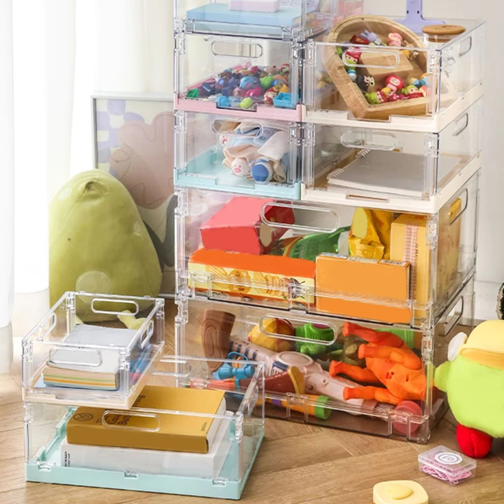 

Acrylic Clear Doll Toys Storage Organizer Box Mystery Box Display Stand Popmart Storage Case Waterproof Dust Proof Blind Box