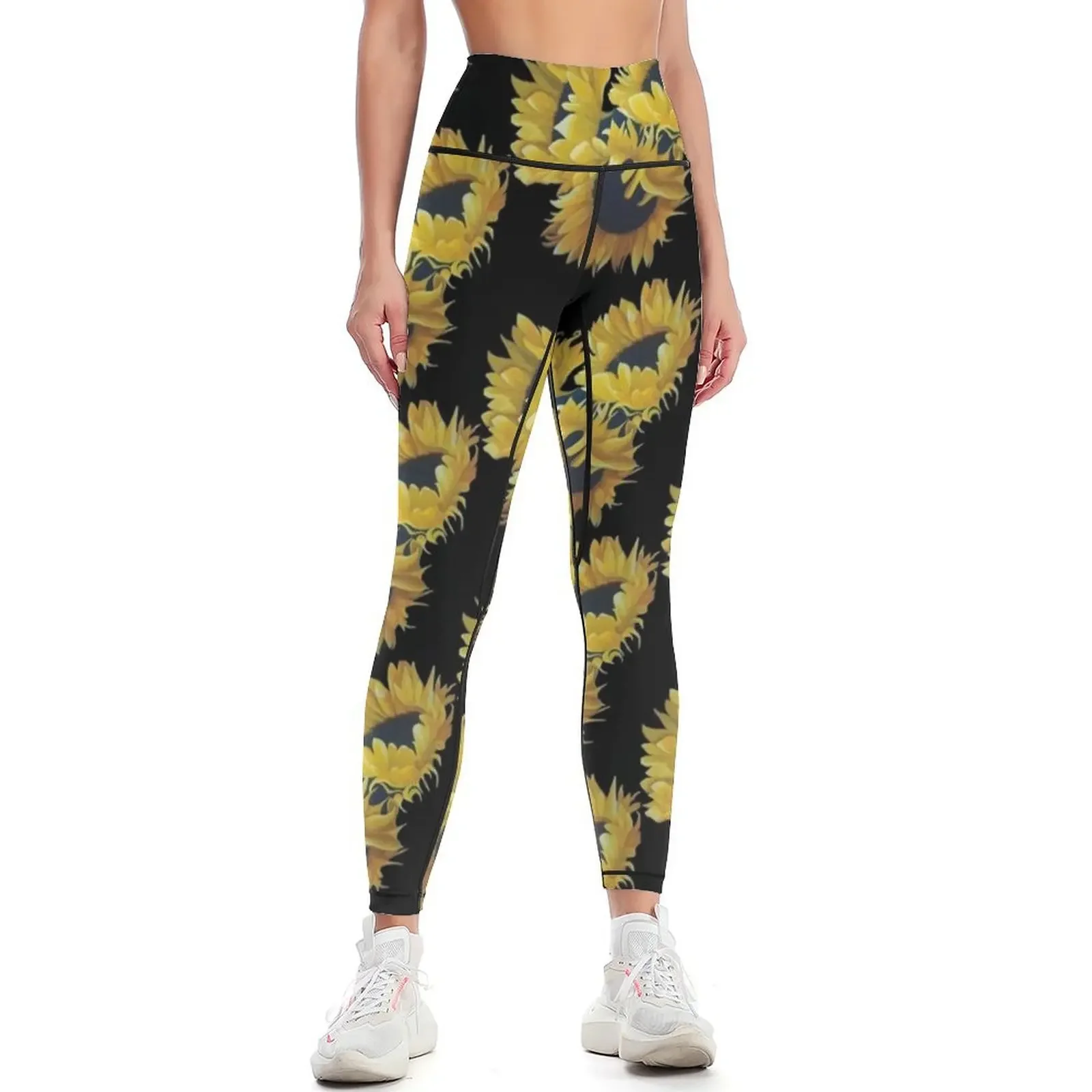

Sunflowers Leggings for girls trousers push up tights for high waist Womens Leggings
