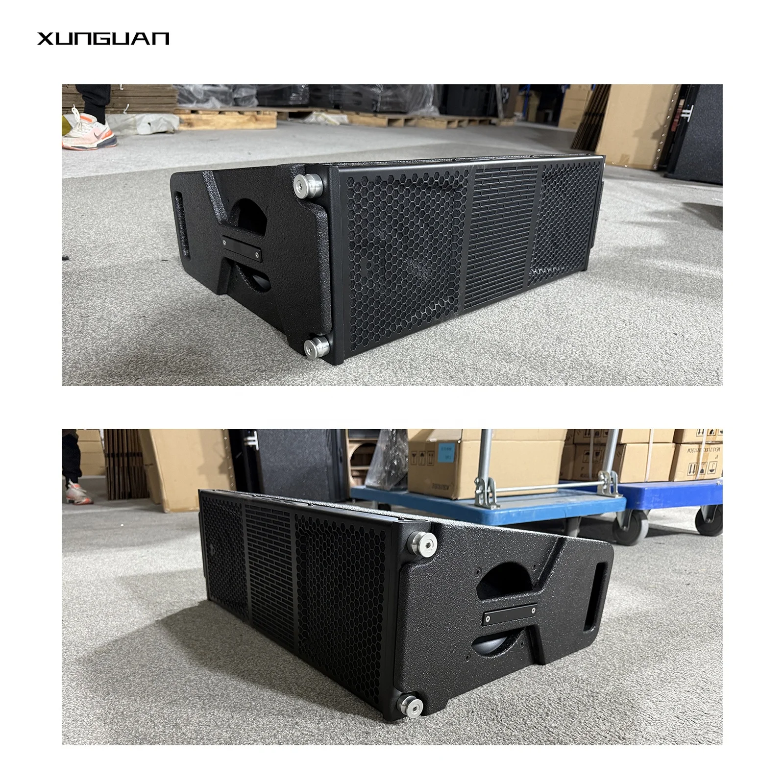 

XUNGUAN RM212 Dual HF 2x3 "Неодимовый пассивный массив линии, двойной 12-дюймовый березовый фанер + краска из полиюревы для концертного выступления на сцене