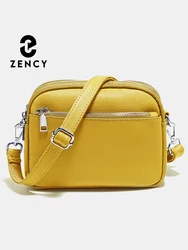 Zency Multifunctional Yellow Summer Shoulder Bag For Women, Waterproof Crossbody Purse Business Casual Bag Satchel Handbag