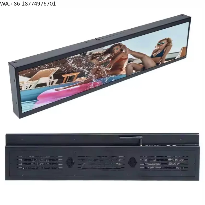 

24 Inch Outdoor Digital LCD Signage Stretched Screen Shelf for Shopping Malls Supermarkets Retail Stores Exhibitions