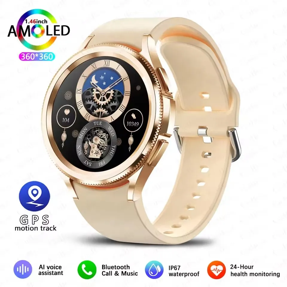 

2026 New Classic Watch Sports Smartwatch Women Men BT HD Call Always On Display Waterproof Health Smartwatches For Android iOS