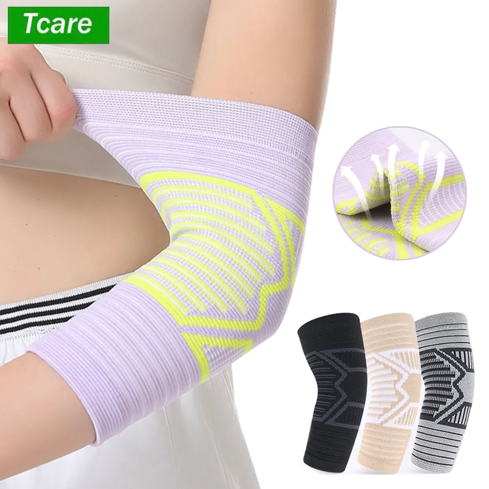 1pc Elbow Brace Compression Support Arm Sleeve for Men and Women, Tennis Elbow, Golf Elbow, Work, Home, Office