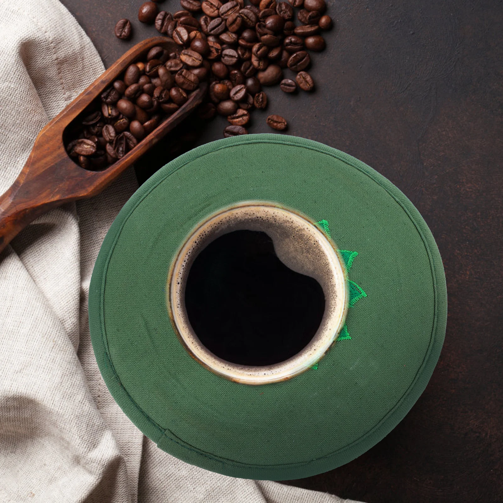 

Buddha Sound Bowl Pad Durable High class Materials Lightweight Compact Design Religious Cushion Rounded Bowl Mat Embroidery Pad