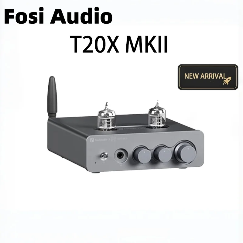 Fosi Audio T20X MKII Bluetooth ламповый усилитель TPA3221 QCC3031 Bluetooth чип усилитель для наушников для домашнего кинотеатра динамик
