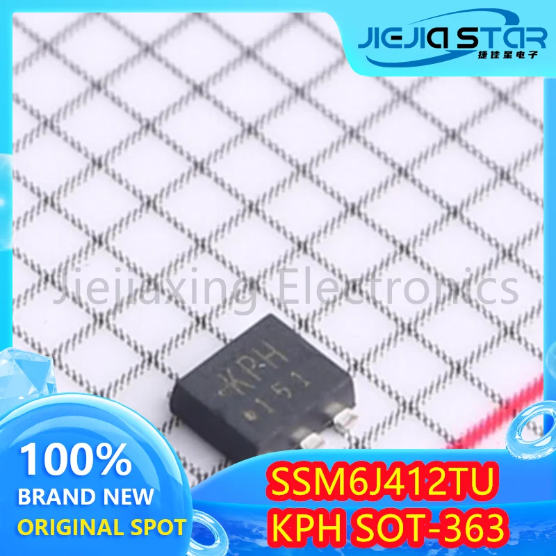 MOS Field Effect Transistor, SSM6J412TU Type KPH, 100% Brand New, SOT-363, MOS, Free Shipping, Electronic Accessories, 10 Pcs