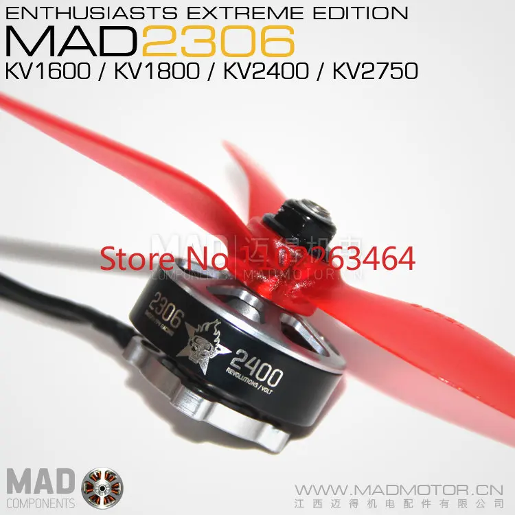 MAD Multi axis Multi rotor Motor Four axis FPV Racing Wind breaking Flying Through Professional Motor Suite 2306