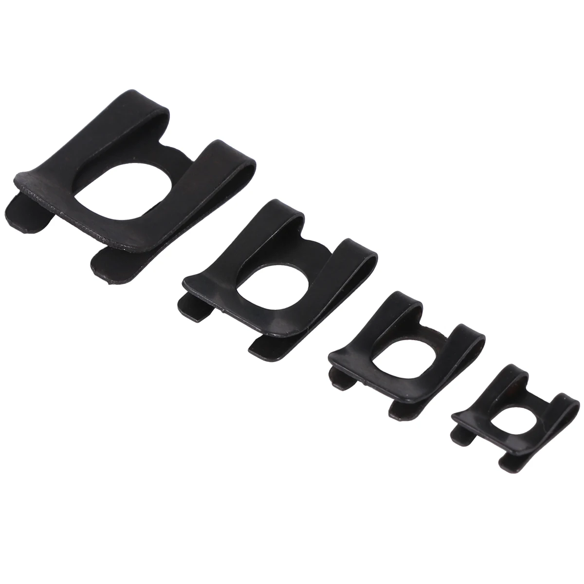 

40pcs Auto Fasteners Set Car Retainer Metal Retaining Clips Oxidized Black Durable Replacement Automotive Accessories Car