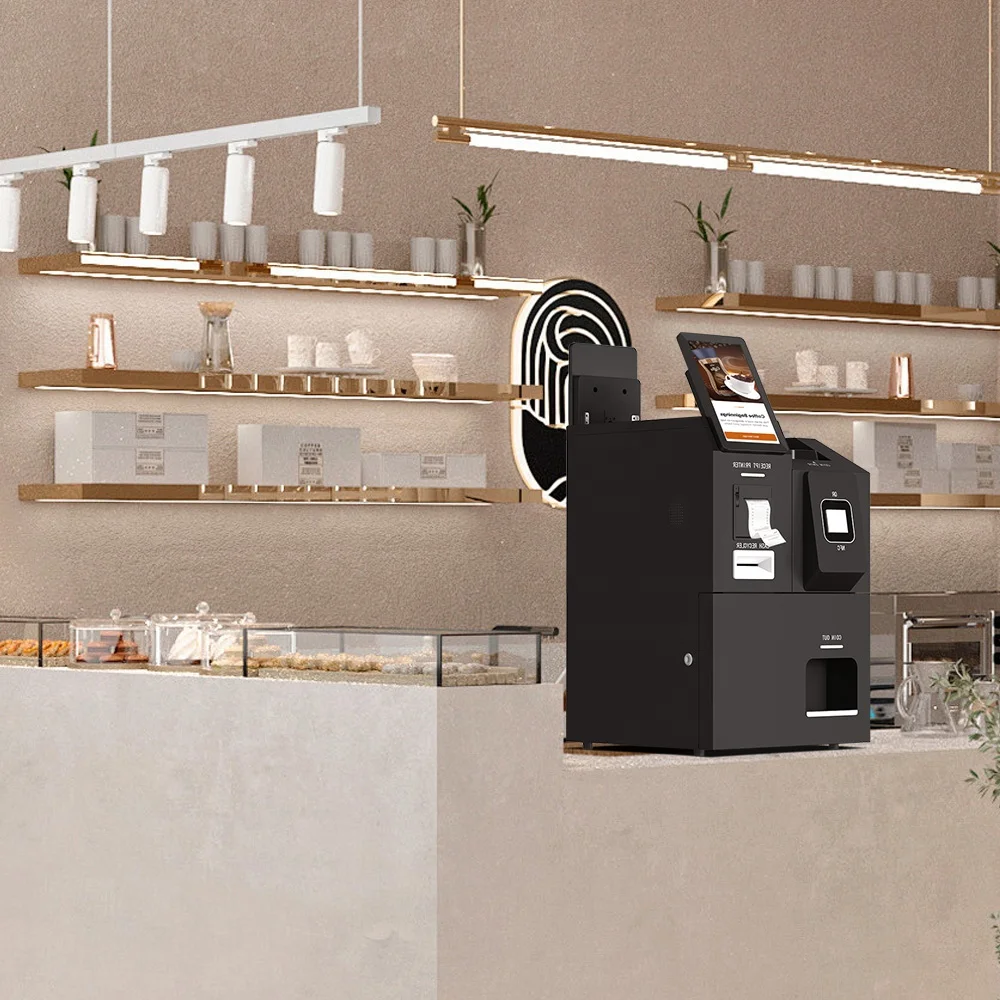 Touch All-in-one Machine Food Ordering Kiosk