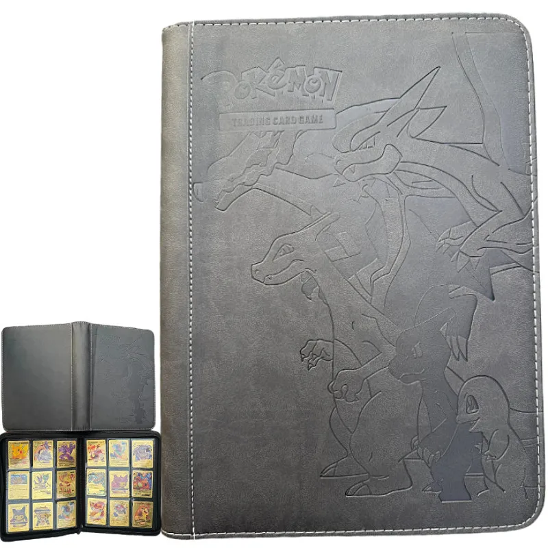 Kaartenmap met 9 vakjes, verzamelmap voor trading cards, displaymap, opbergmap voor Pokémon PTCG TCG Yugioh MTG gamekaarten